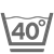Washing 40°C (gentle) Washing 40°C (gentle)