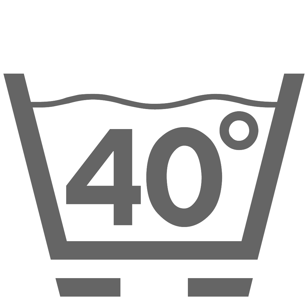 Washing 40°C (very gentle)