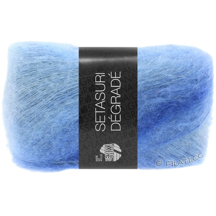 Lana Grossa SETASURI Dégradé | 101-light blue/blue/royal