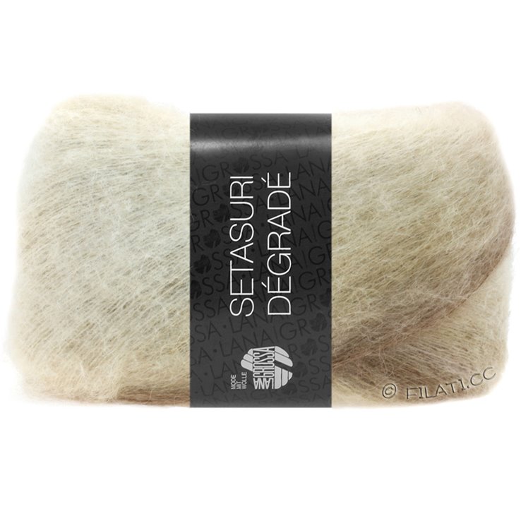 Lana Grossa SETASURI Dégradé | 108-light beige/beige/nougat