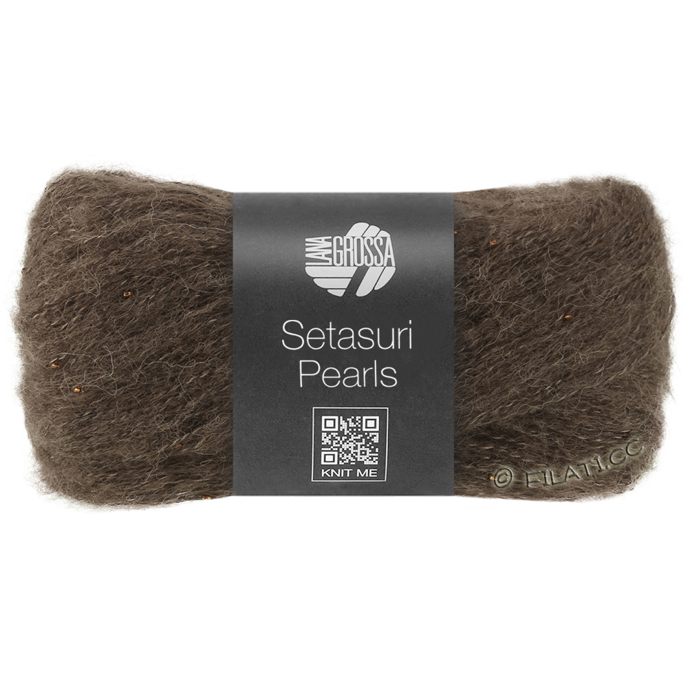 Lana Grossa SETASURI PEARLS | 215-gray brown