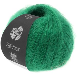 Lana Grossa SILKHAIR  Uni/Melange | 156-emerald