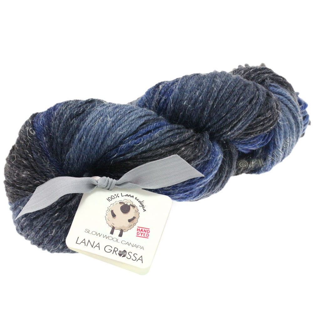 Lana Grossa SLOW WOOL CANAPA HAND DYED