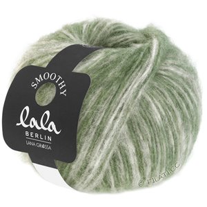 Lana Grossa SMOOTHY (lala BERLIN) | 08-light gray/reseda green