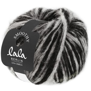 Lana Grossa SMOOTHY (lala BERLIN) | 10-gray/black