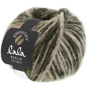 Lana Grossa SMOOTHY (lala BERLIN) | 11-anthracite/taupe