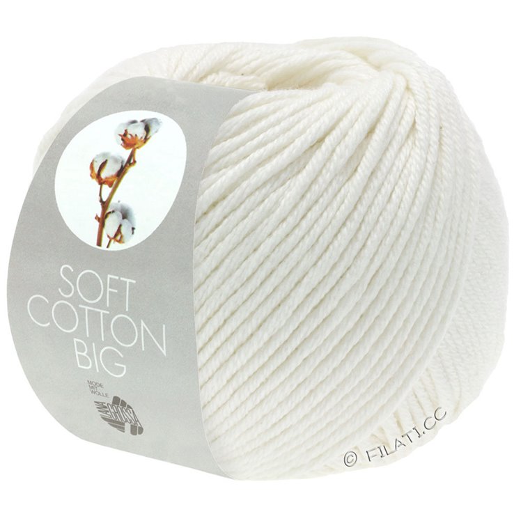 Lana Grossa SOFT COTTON Big | 01-white