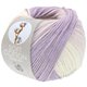 Lana Grossa SOFT COTTON Dégradé | 117-ecru/subtle purple/lilac