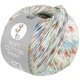 Lana Grossa SOFT COTTON PRINT | 123-ecru/pale yellow/light brown/turquoise