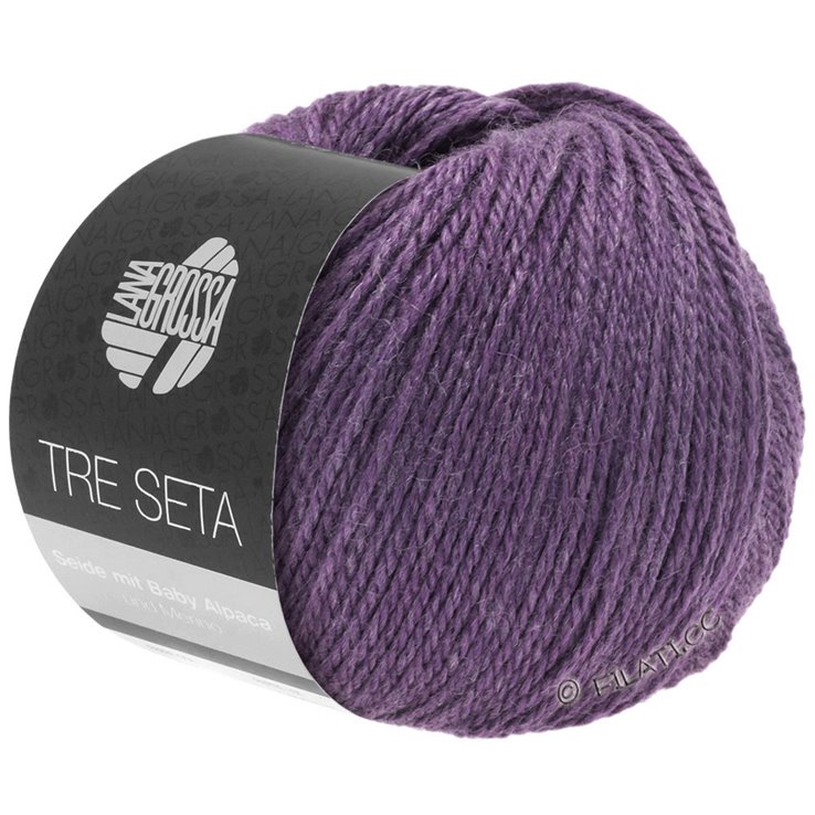 Lana Grossa TRE SETA | 01-dark violet