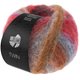 Lana Grossa TWIN 25g | 107-red/pink/light blue/gray blue/rust/camel