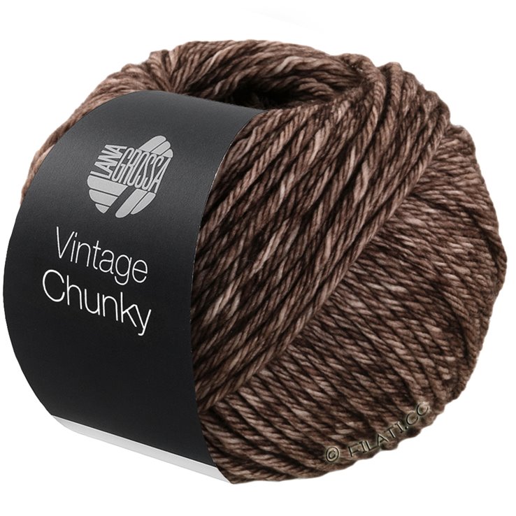 Lana Grossa Vintage Chunky | 11-gray beige/gray brown