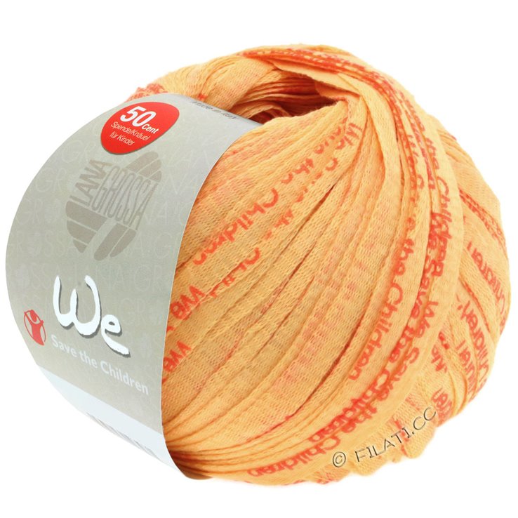 Lana Grossa WE | 101-peach/orange with writing