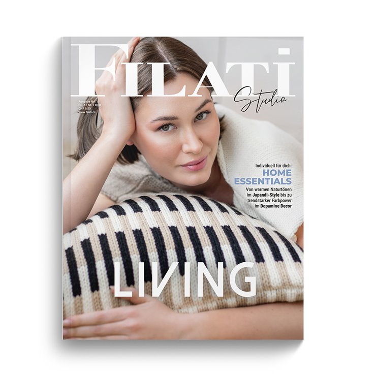 LIVING No. 1 - Magazine (DE) + Knitting instructions (EN) from FILATI Studio