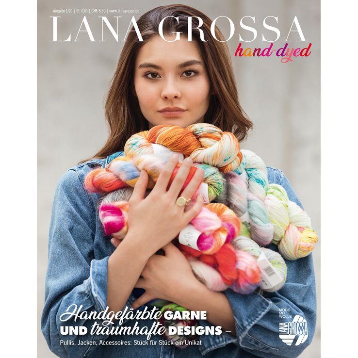 HAND-DYED - Magazine (DE) + Knitting instructions (EN) from Lana Grossa