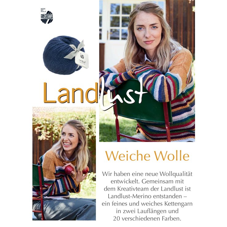 LANDLUST Flyer - German Edition from Lana Grossa