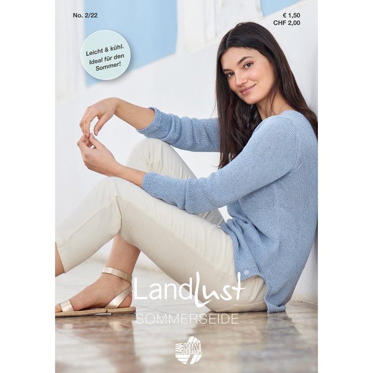 LANDLUST SOMMERSEIDE Booklet 2022 - German Edition from Lana Grossa