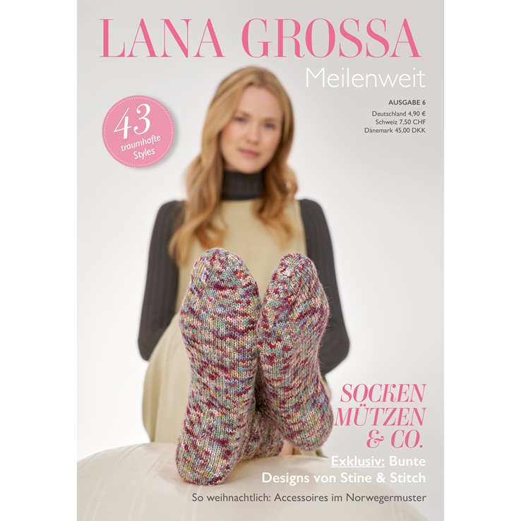 MEILENWEIT No. 6 - Magazine (DE) + Knitting instructions (EN) from Lana Grossa