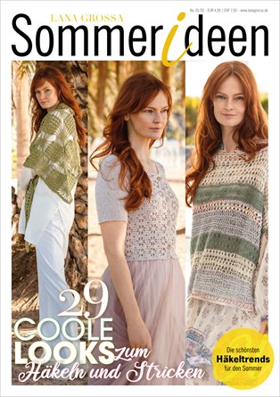 Lana Grossa SOMMERIDEEN No. 1 - Magazine (DE) + Knitting instructions (EN)