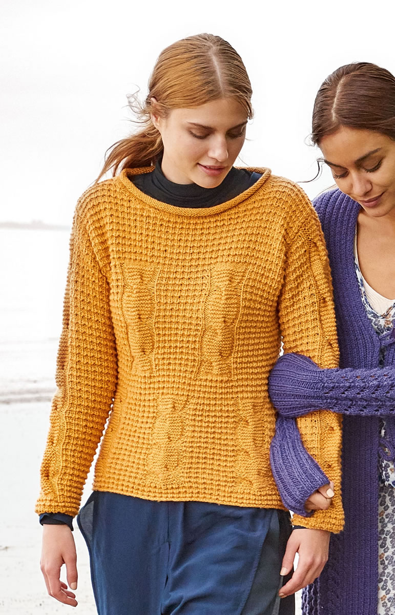 Lana Grossa PULLOVER Cammello