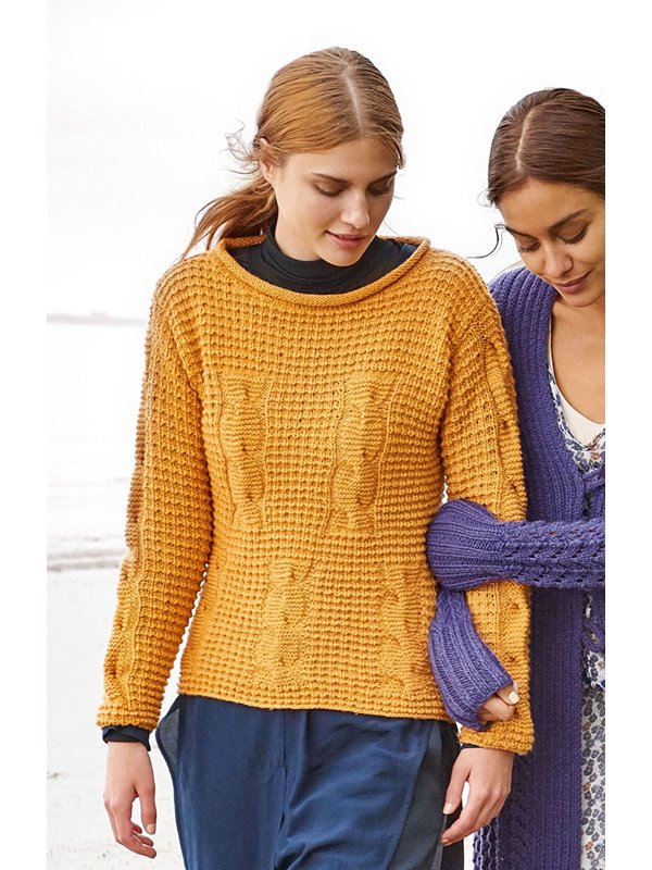 Lana Grossa PULLOVER Cammello