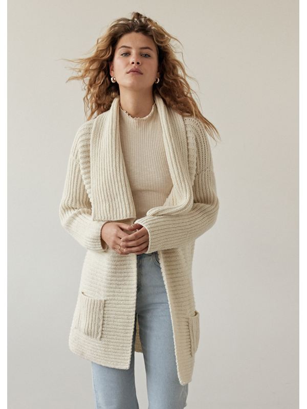 Lana Grossa CARDIGAN Alta Moda Alpaca