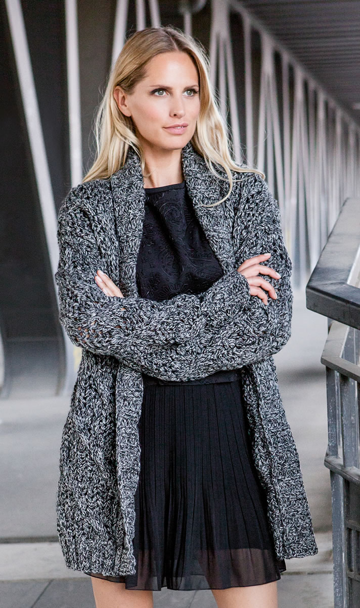 Lana Grossa JACKET Alta Moda Super Baby Jaspé