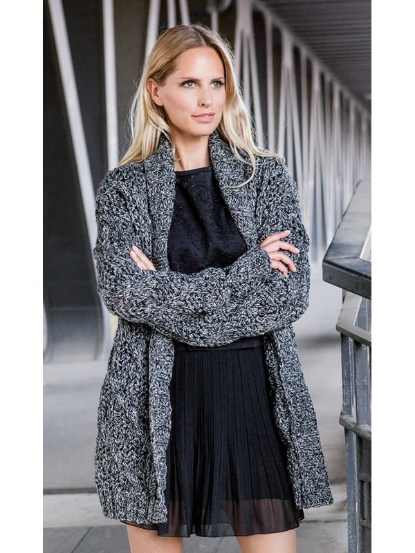 Lana Grossa JACKET Alta Moda Super Baby Jaspé