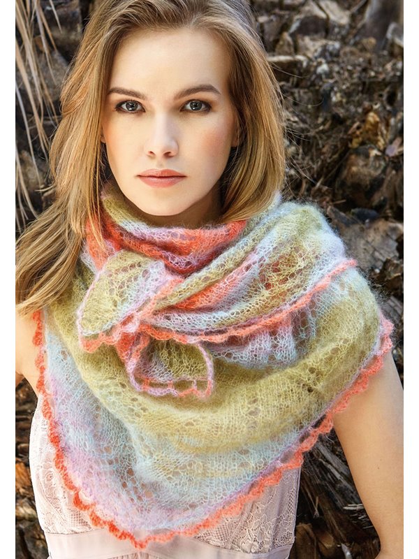 Lana Grossa SHAWL Silkhair print