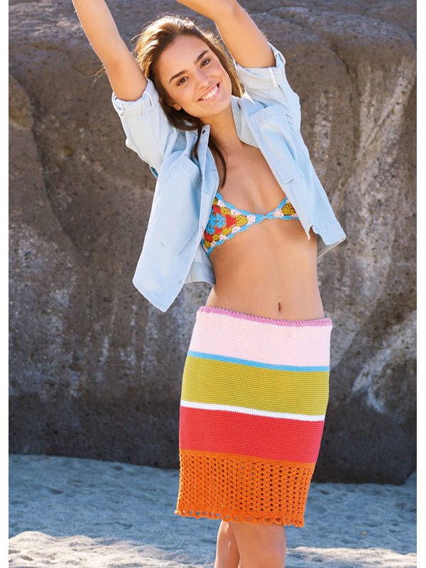 Lana Grossa CROCHETED SKIRT Cotone