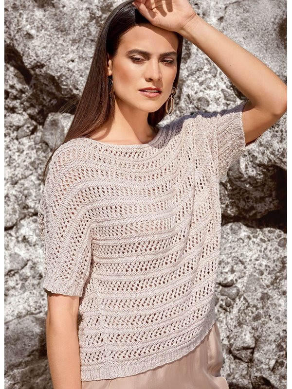 Lana Grossa KIMONO PULLOVER Linarte