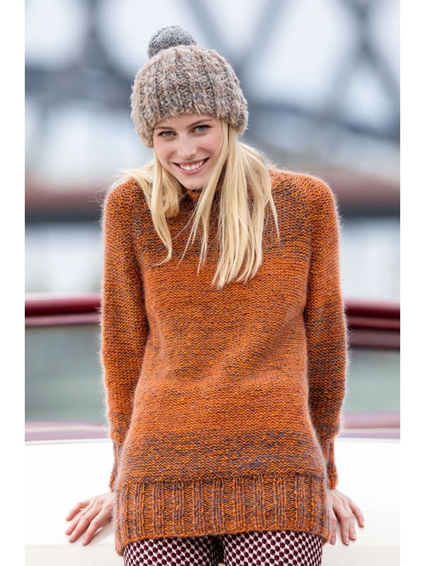 Lana Grossa PULLOVER Colmo/Silkhair Print