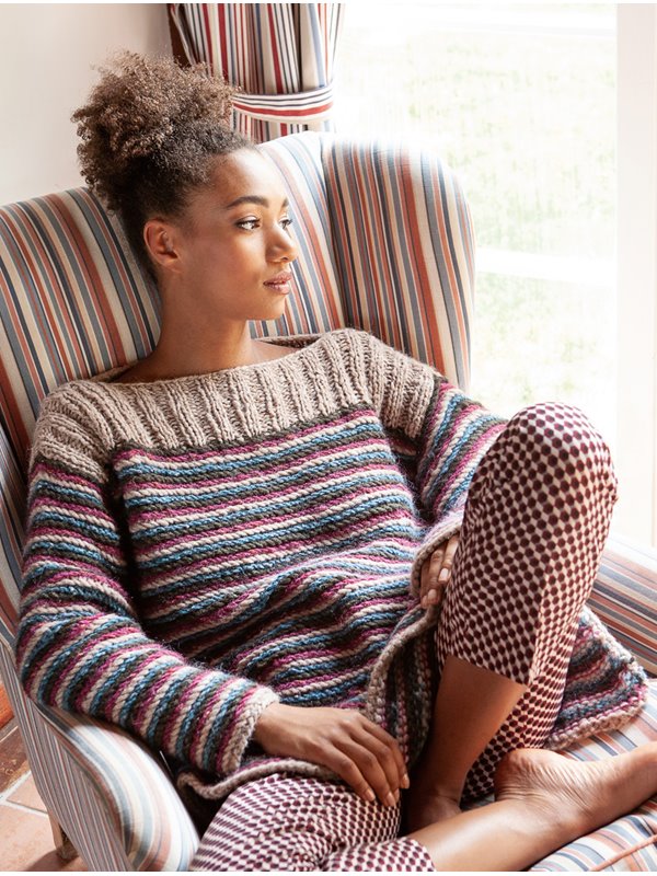 Lana Grossa TUNIC Lala Berlin Lovely/Lala Berlin Fluffy