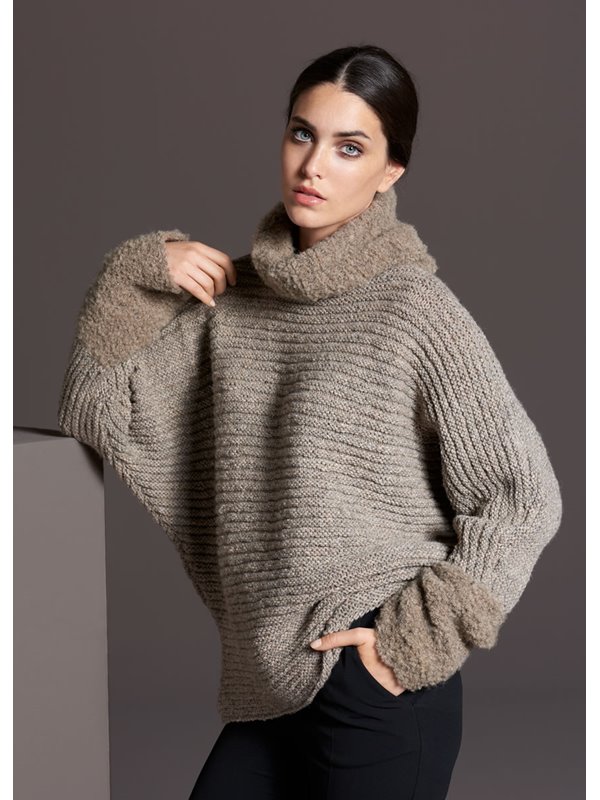Lana Grossa PULLOVER Alta Moda Alpaca/Bombolino Lux