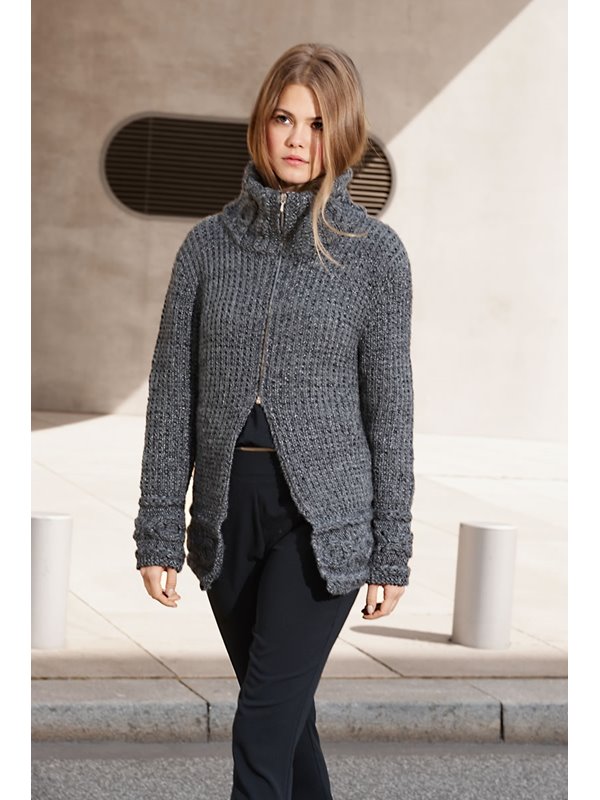 Lana Grossa JACKET Alta Moda Alpaca/Lace Lux