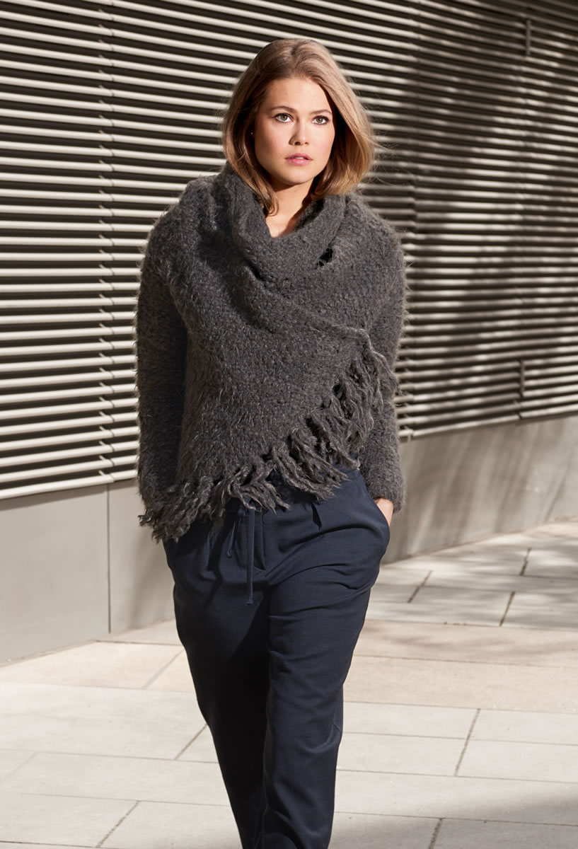 Lana Grossa JACKET Lala Berlin Hairy | No. 50 (Fall/Winter - English Edition - Design | FILATI Knitting Pattern - Model Packages