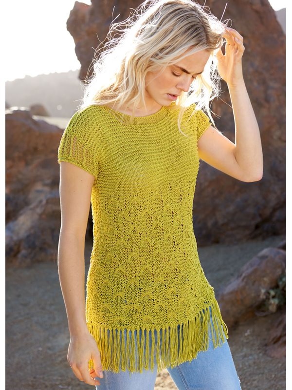 Lana Grossa TOP IN BUTTERFLY PATTERN Secondo