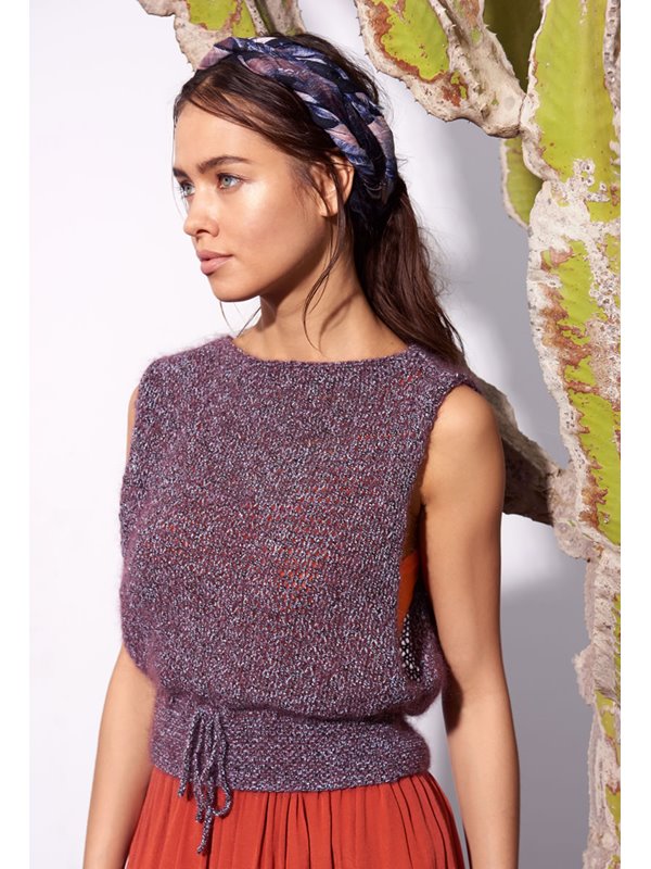 Lana Grossa DROP STITCH TOP Nizza/Silkhair