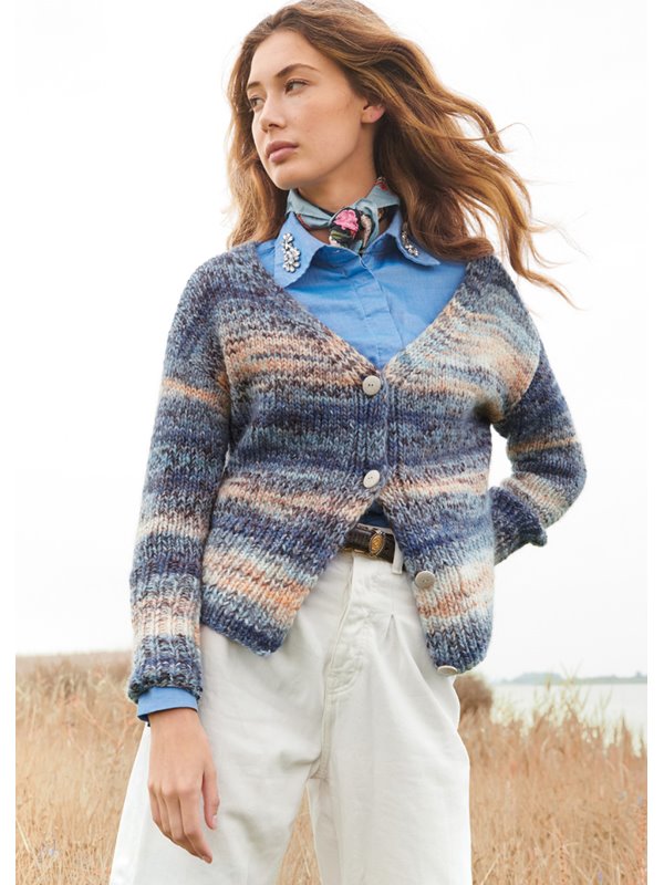 Lana Grossa CARDIGAN Lala Berlin Stripy