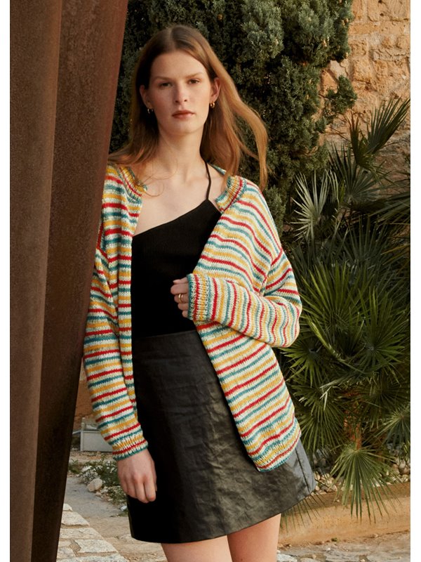 Lana Grossa JACKET Alta Moda Cotolana & Ecco Print