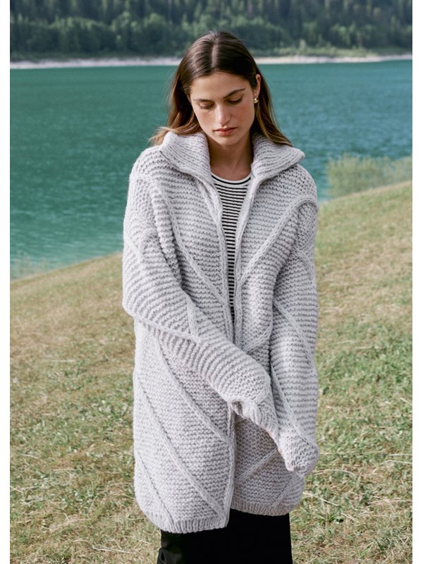 Lana Grossa SHORT COAT Ecopuno Chunky
