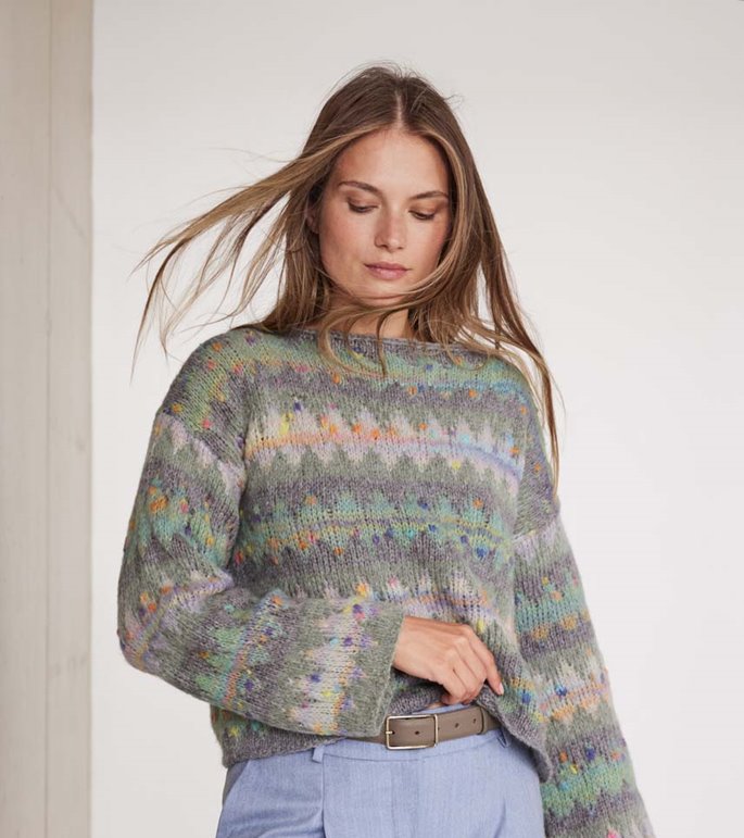 Lana Grossa PULLOVER Brigitte No. 2 & Cassata