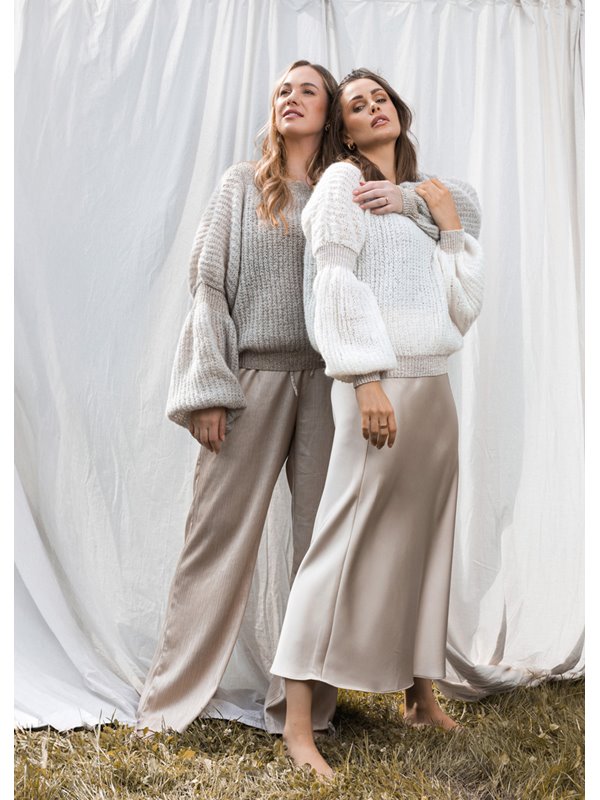 FILATI Studio SWEATER Brigitte No 3 & Cool Wool Lace & Brillino