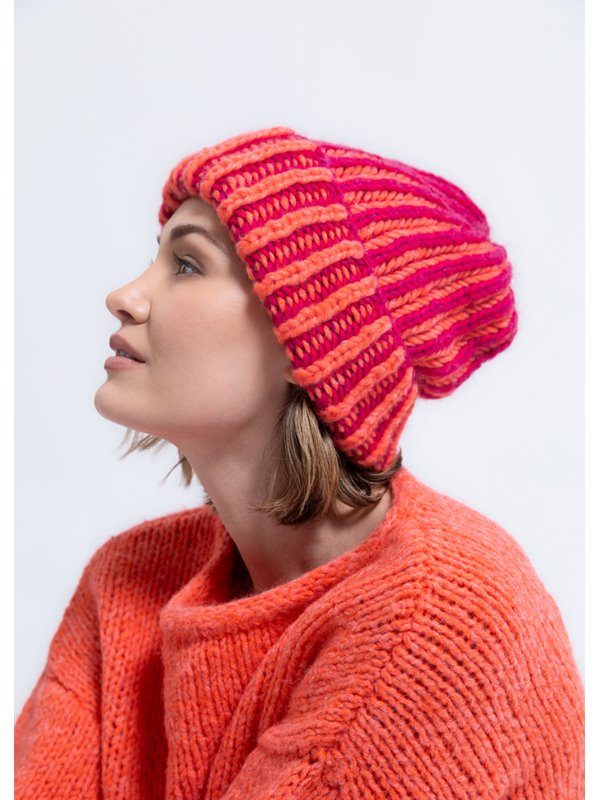 FILATI Studio REVERSIBLE BEANIE Ecopuno Chunky