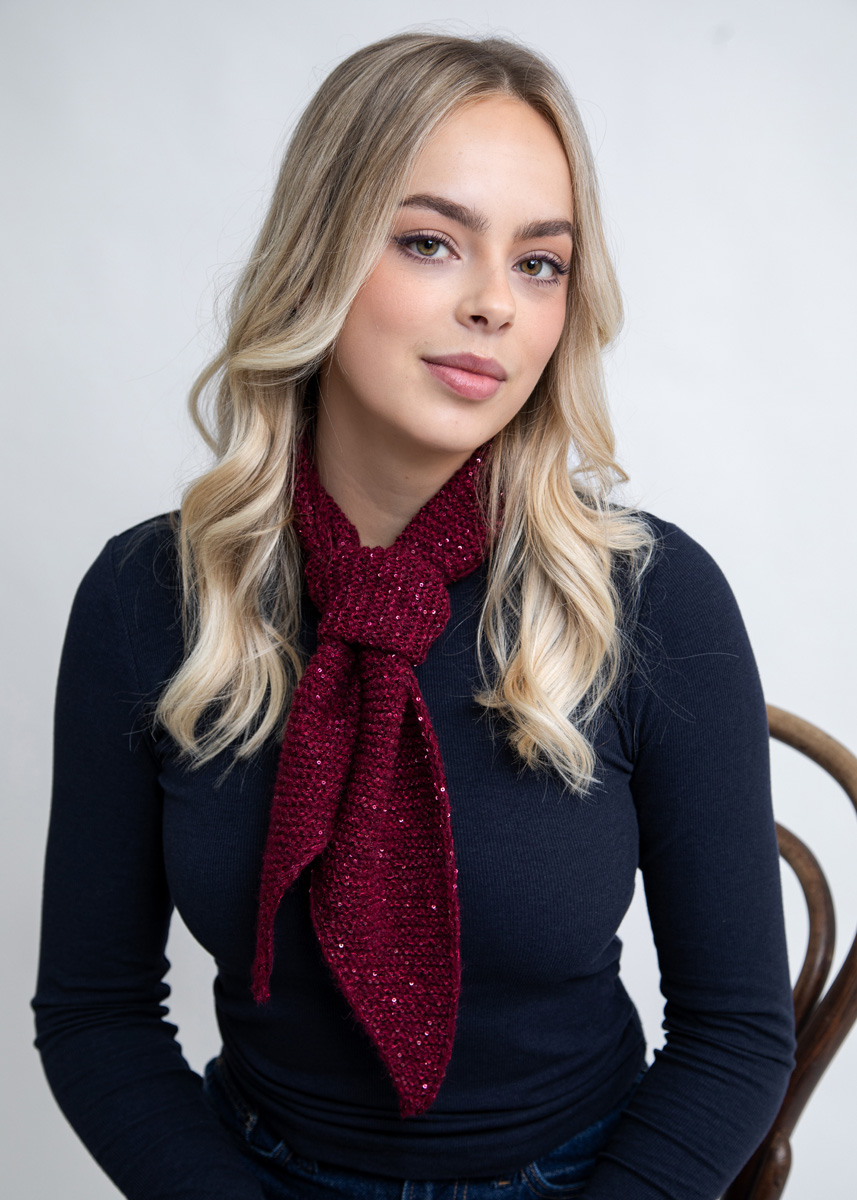 SHINY SCARF Ecopuno & Glamour from FILATI Studio