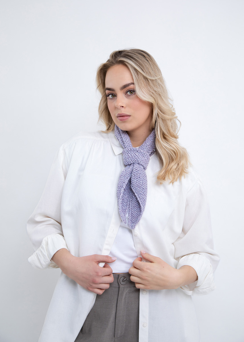 SHINY SCARF Ecopuno & Glamour from FILATI Studio