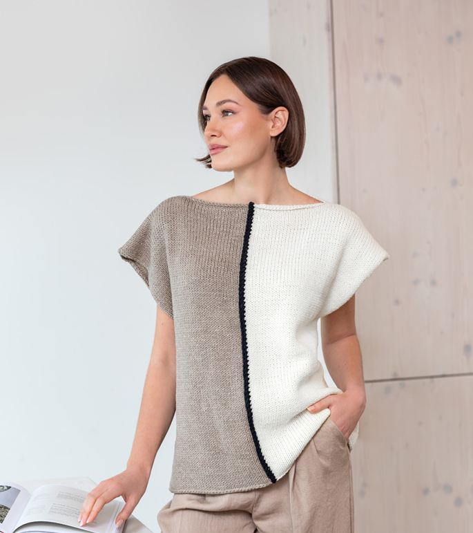 Lana Grossa SLIPOVER Merino Miscela