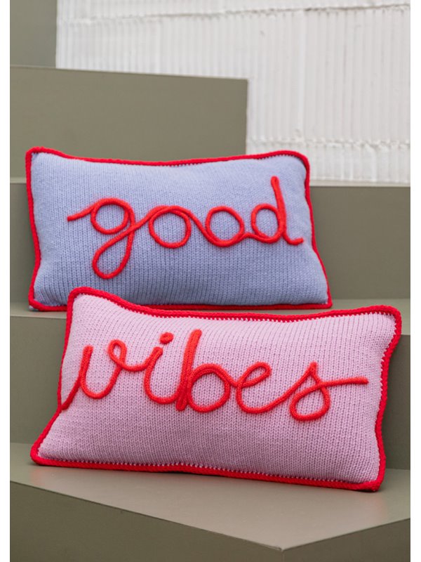 FILATI Studio PILLOW COVER WITH LETTERING Merino Miscela & Silkhair