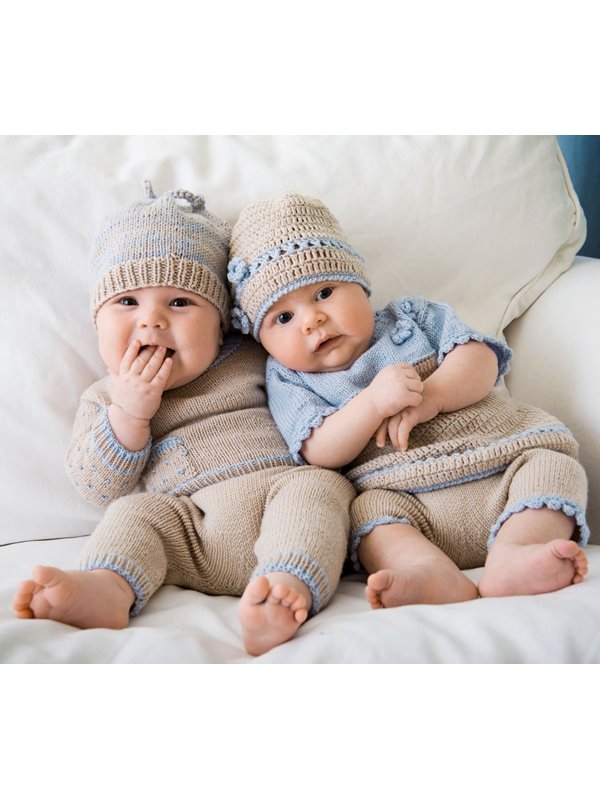 Lana Grossa PULLOVER, PANTS & HAT Cool Wool Baby