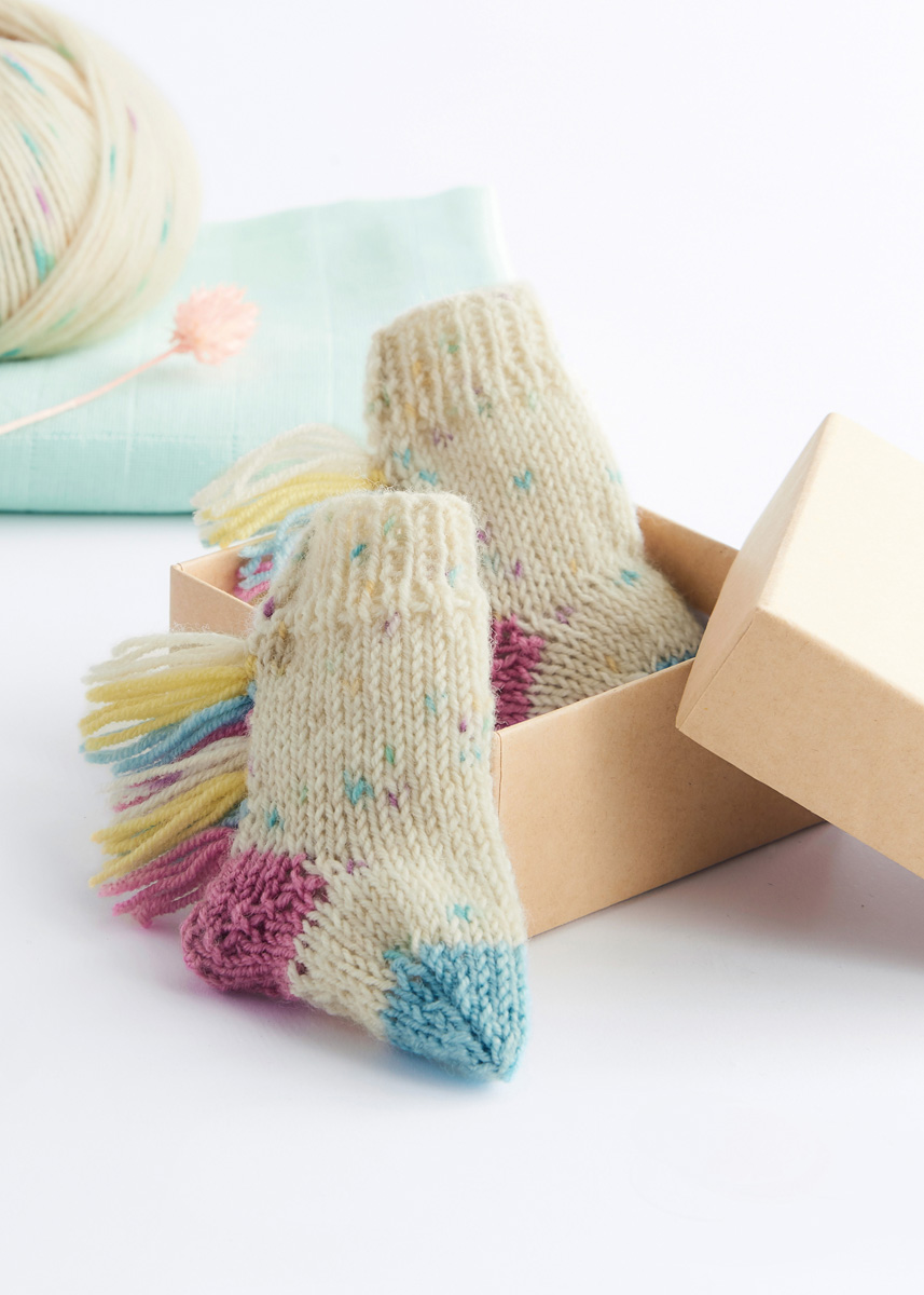 Lana Grossa SOCKS Cool Wool Baby Print Punto & Wool Baby | INFANTI EDITION No. 2 - Magazine (DE) + instructions (EN) - Design 7 | FILATI Knitting Pattern - Model Packages